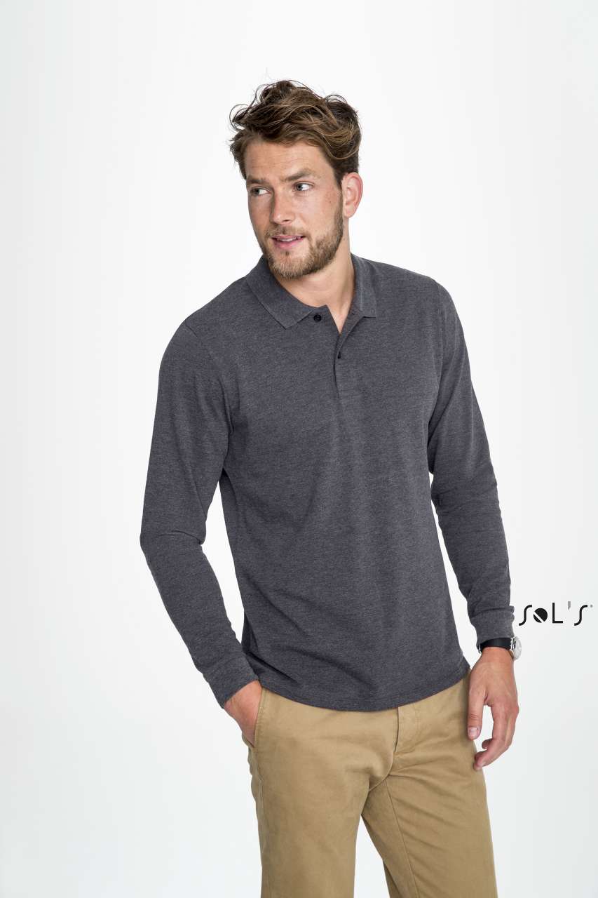 men full sleeve polo